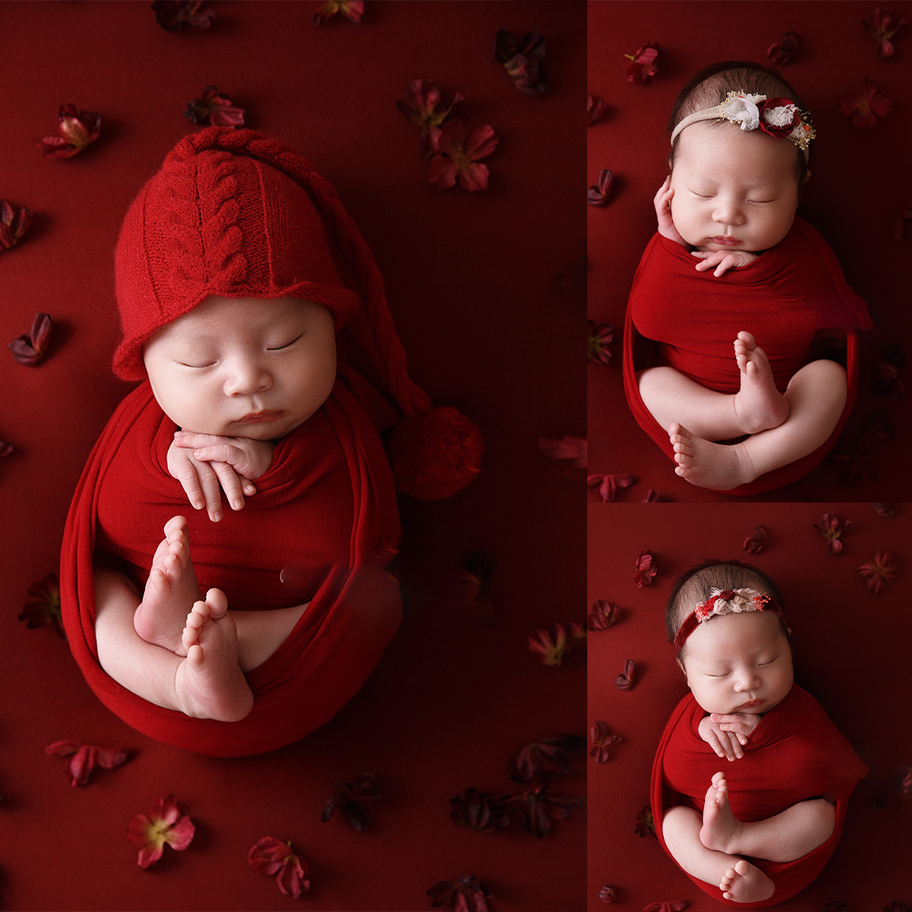 Baby Wrap Stretchy - 6 adet/takım Yenidoğan Fotoğraf Sahne Yumuşak