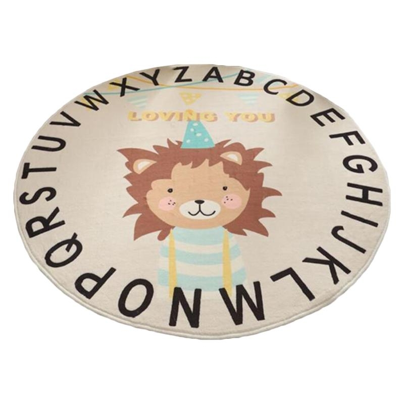 Baby Nursery Carpet - Y4UD Karikatür Hayvan Baskı Bebek oyun