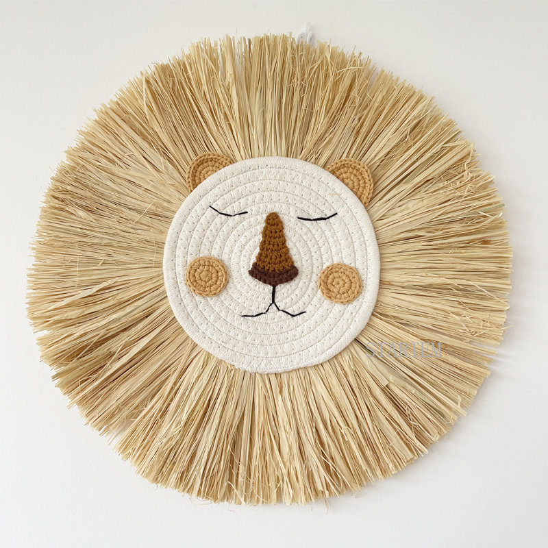 Baby Nursery Products - INS Nordic El Yapımı Aslan Duvar