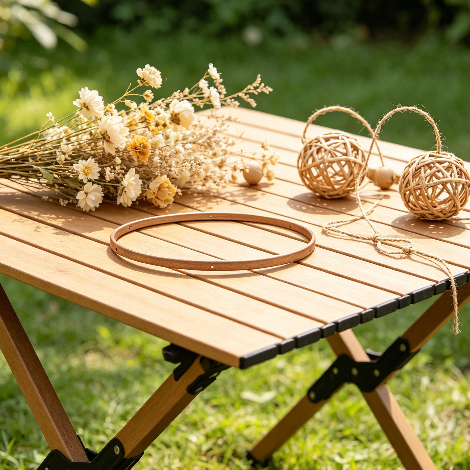 Baby Nursery Diy - 7.8 Bambu Halkalar Kreş Mobil Çerçevesi