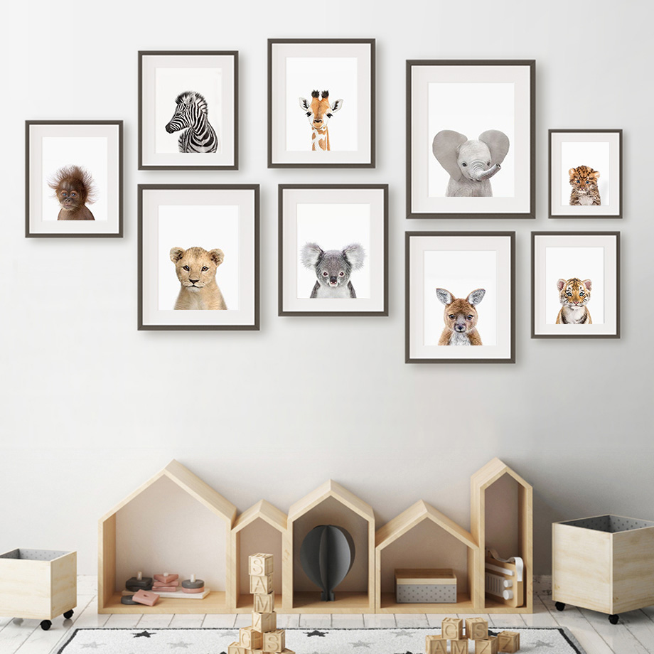 Bebek Hayvanları Kreş Duvar Sa - Baby Nursery Jungle Animals incelemesi ve fiyatı