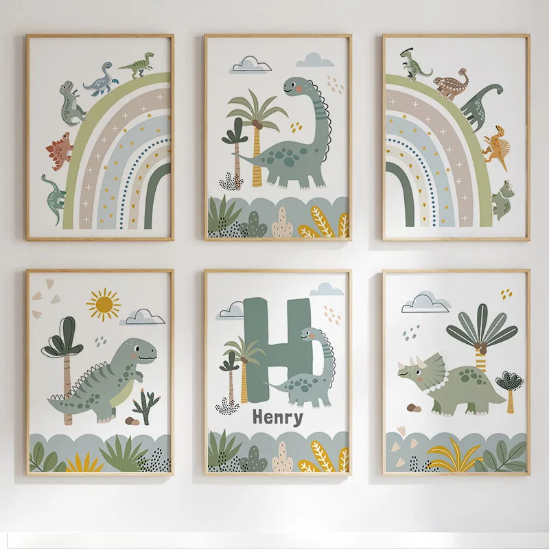 Sevimli Dinozor T-Rex Brachios - Baby Nursery Posters incelemesi ve fiyatı