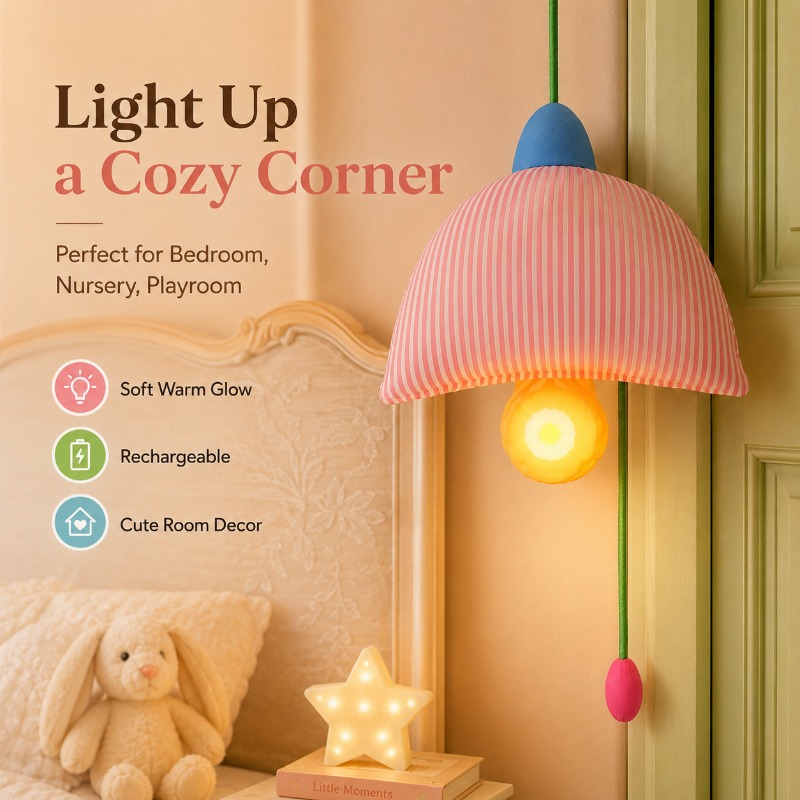 Şarj edilebilir asılı gece lam - Baby Nursery Lampshade incelemesi ve fiyatı