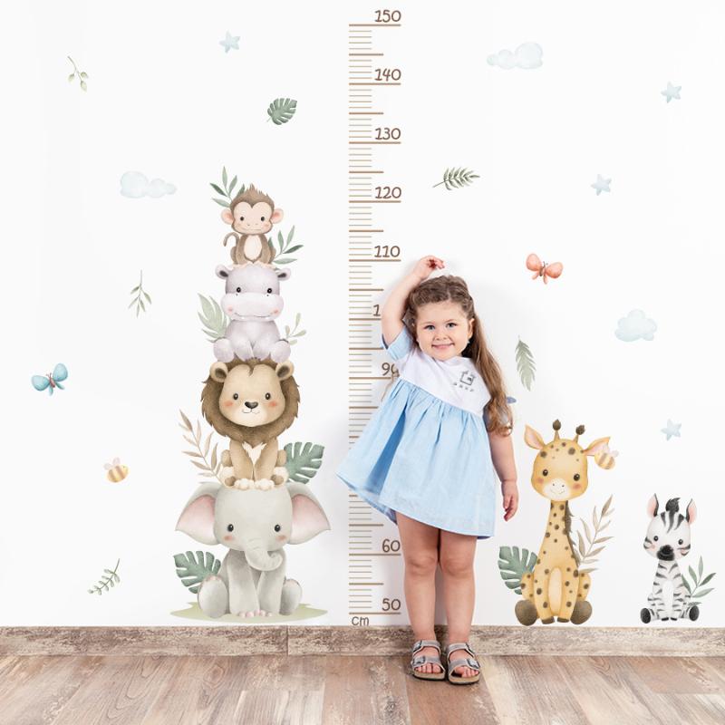 Yeni Çocuk Büyüme Tablosu Etik - Baby Nursery Jungle Animals incelemesi ve fiyatı