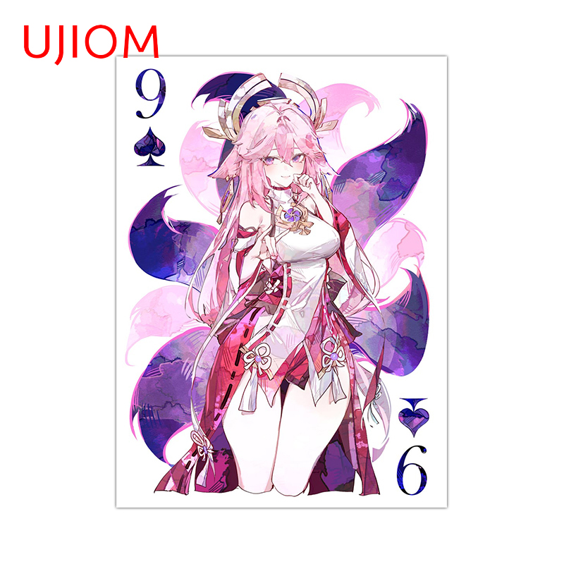 UJIOM Genshin Etki Graffiti Po - Baby Nursery Posters incelemesi ve fiyatı
