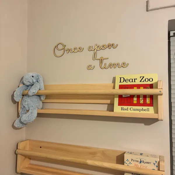 Bir Zamanlar Duvar Tabelası. A - Baby Nursery Diy incelemesi ve fiyatı