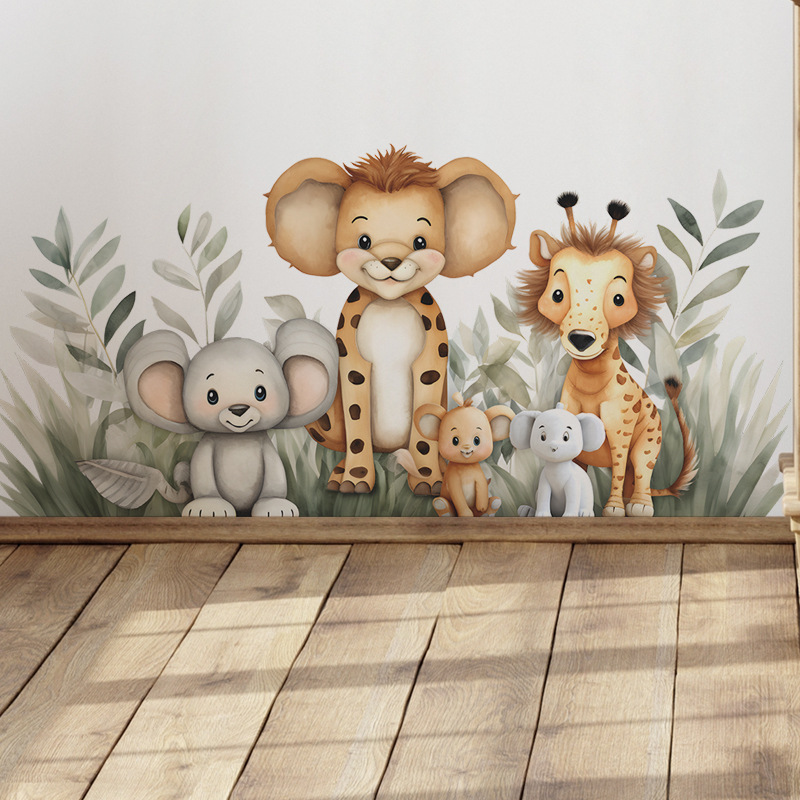 Karikatür Orman Hayvanları Duv - Baby Nursery Jungle Animals incelemesi ve fiyatı