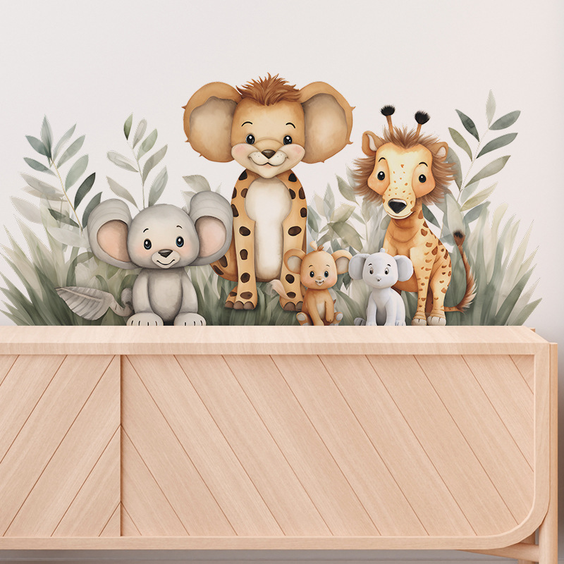 Karikatür Orman Hayvanları Duv - Baby Nursery Jungle Animals incelemesi ve fiyatı
