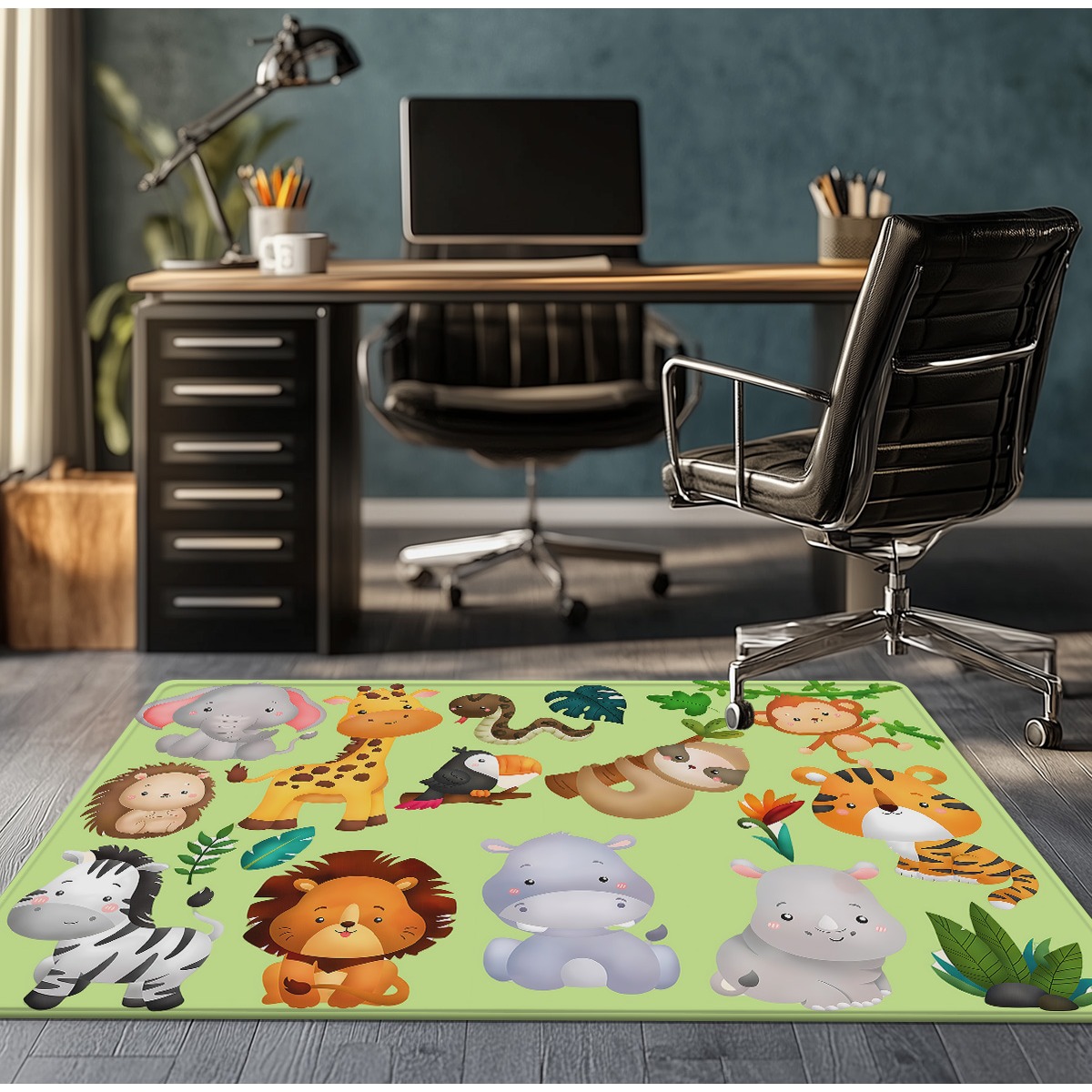Sevimli Orman Hayvanları Baskı - Baby Nursery Carpet incelemesi ve fiyatı