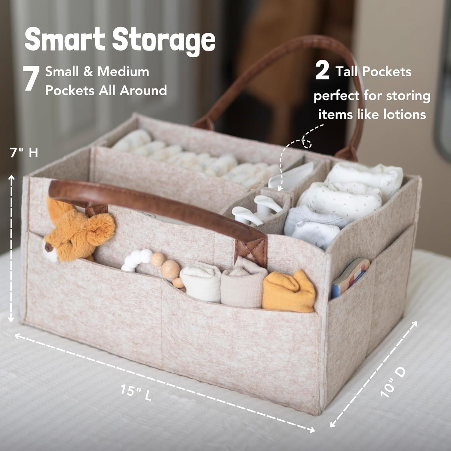 Bebek Keçe Saklama Düzenleyici - Baby Nursery Bags incelemesi ve fiyatı