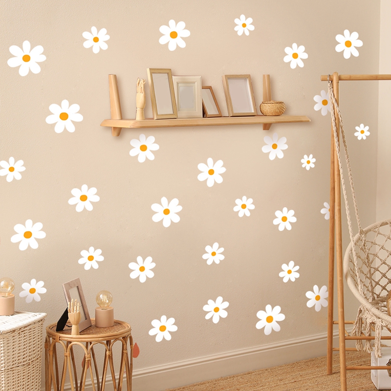 Boho papatya çiçekler duvar çı - Baby Nursery Diy incelemesi ve fiyatı