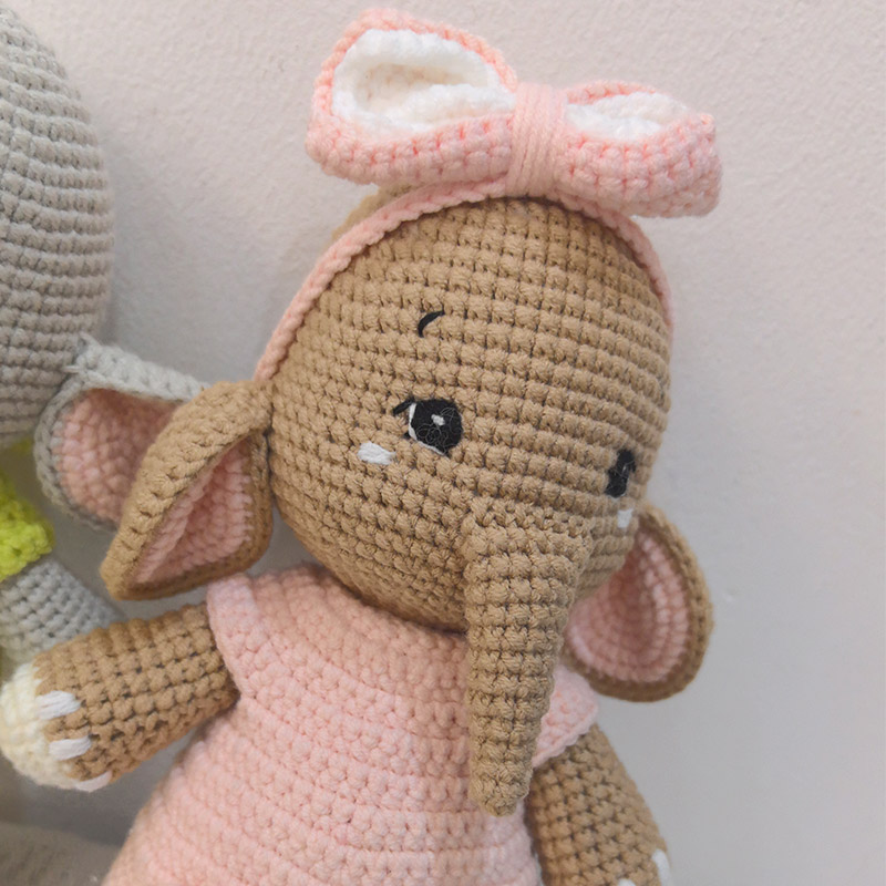 El Yapımı Tığ Işi Fil Çift Pel - Baby Nursery Diy incelemesi ve fiyatı
