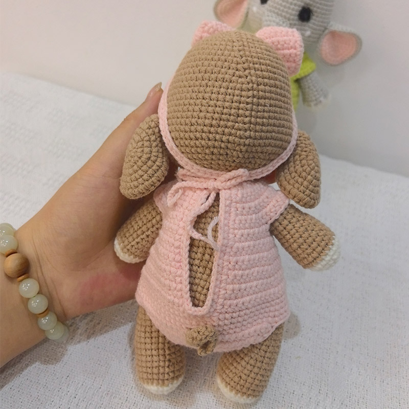El Yapımı Tığ Işi Fil Çift Pel - Baby Nursery Diy incelemesi ve fiyatı
