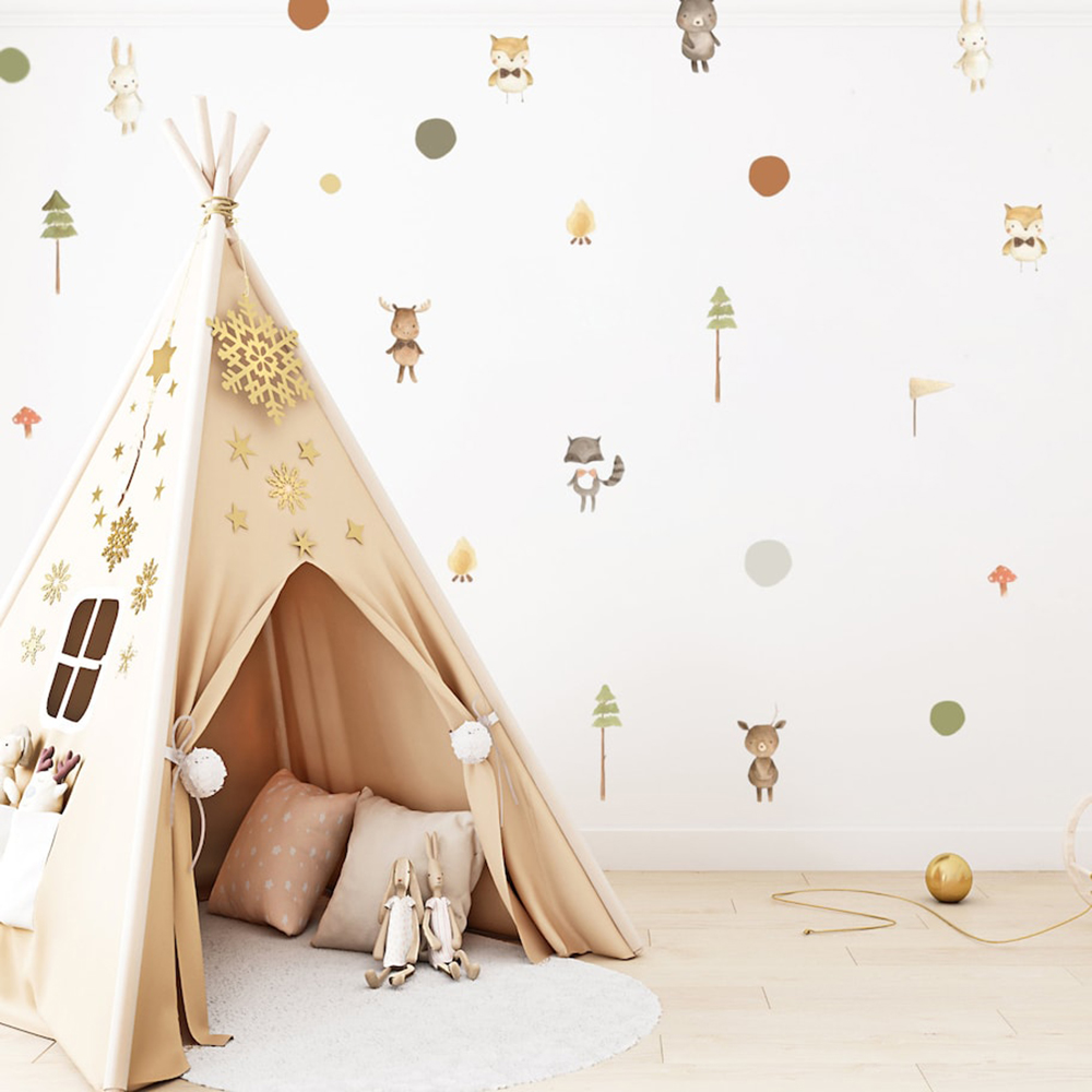 Karikatür sevimli tilki tavşan - Baby Nursery Furniture incelemesi ve fiyatı