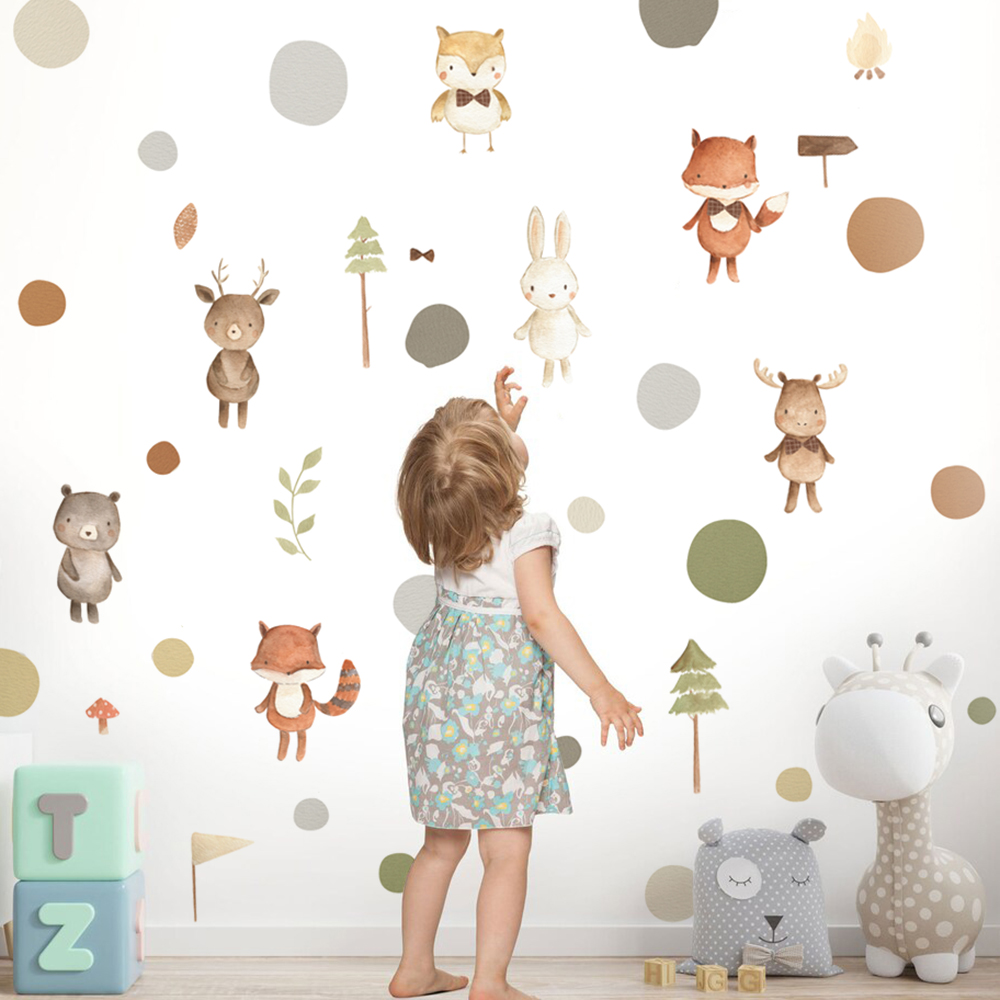 Karikatür sevimli tilki tavşan - Baby Nursery Furniture incelemesi ve fiyatı