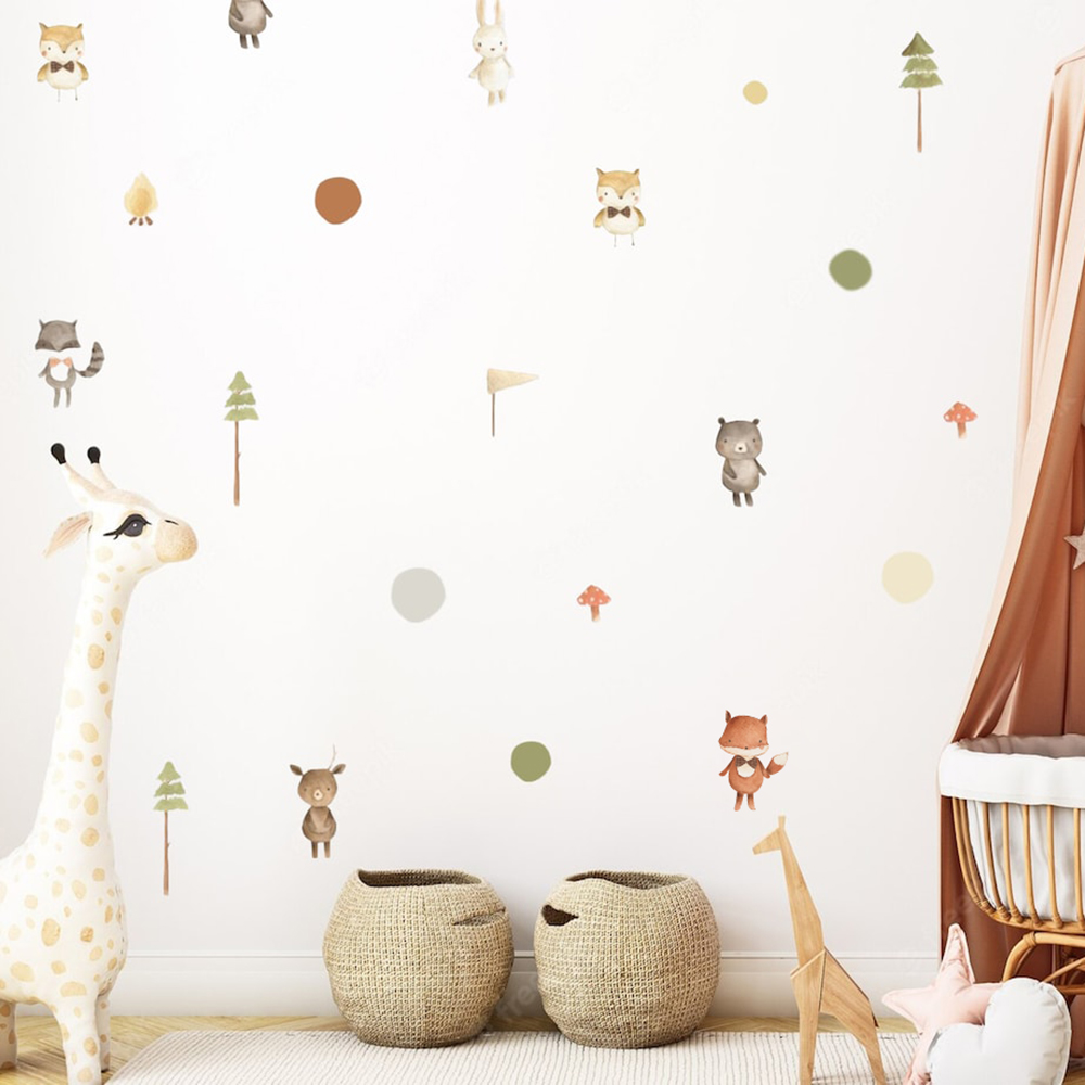 Karikatür sevimli tilki tavşan - Baby Nursery Furniture incelemesi ve fiyatı