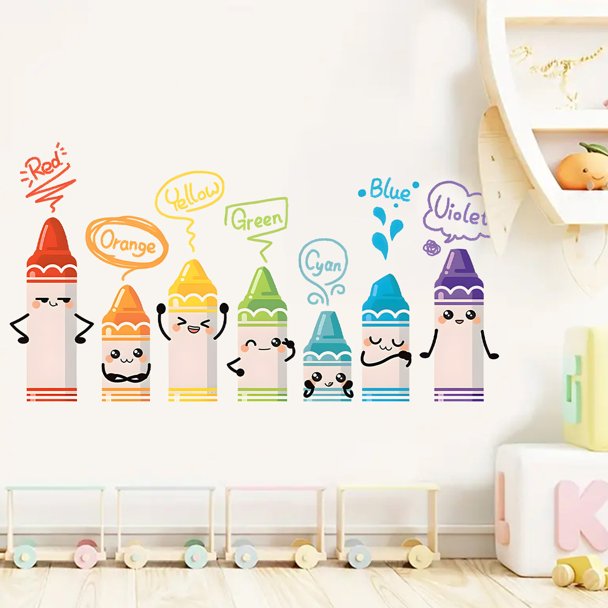 Karikatür sevimli renkli mum b - Baby Nursery Furniture incelemesi ve fiyatı
