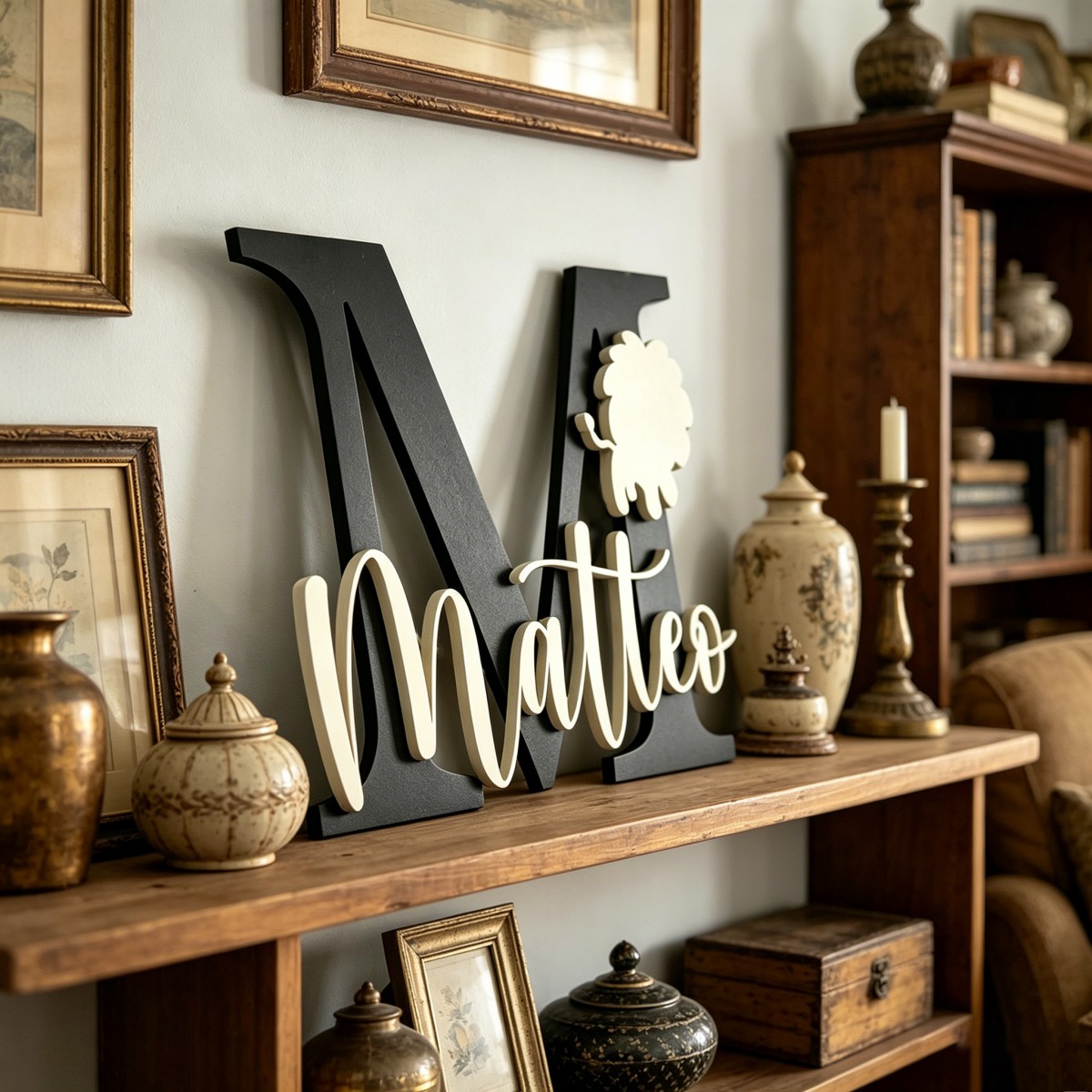1 adet özel aslan adı ve ilk a - Baby Nursery Diy incelemesi ve fiyatı