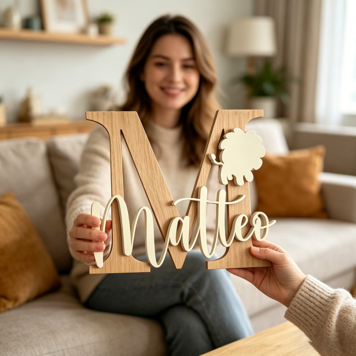 1 adet özel aslan adı ve ilk a - Baby Nursery Diy incelemesi ve fiyatı