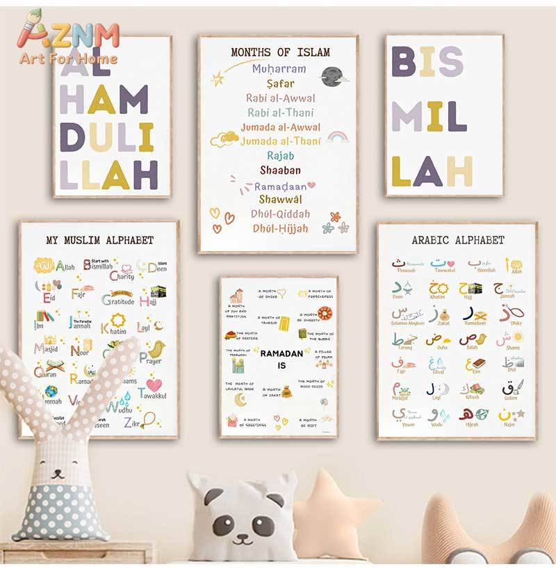 İslam Müslüman Peygamberler Ar - Baby Nursery Posters incelemesi ve fiyatı