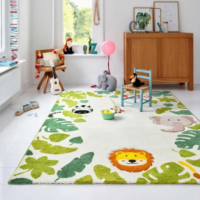 Karikatür Tüylü Kreş oyun matı - Baby Nursery Carpet incelemesi ve fiyatı