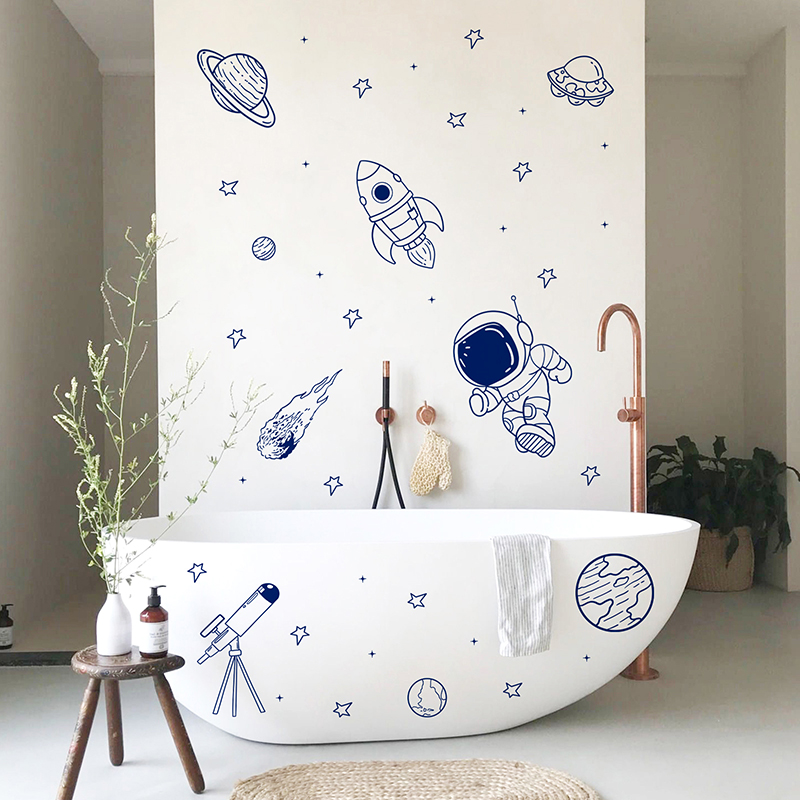 Karikatür Evren Astronot Gezeg - Baby Nursery Products incelemesi ve fiyatı
