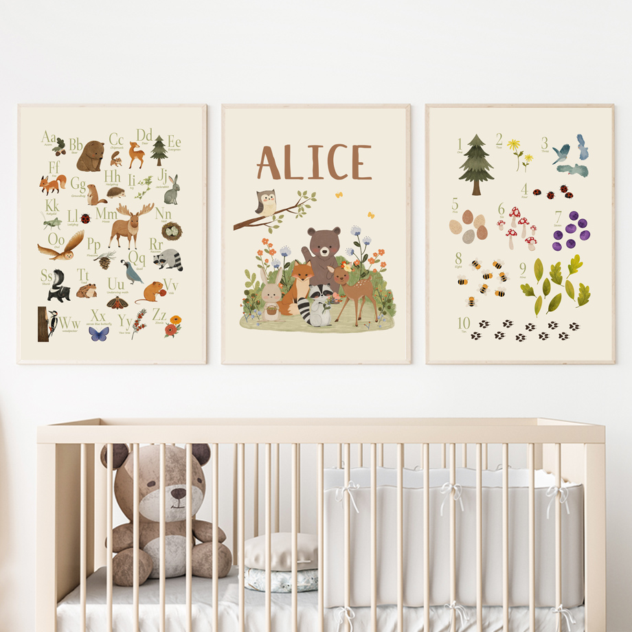1 adet çerçevesiz Sevimli Tavş - Baby Nursery Posters incelemesi ve fiyatı