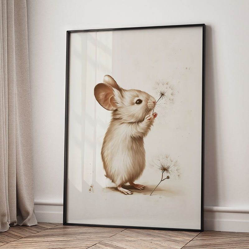 Ayı Tavşan Tilki Geyik Sincap  - Baby Nursery Posters incelemesi ve fiyatı