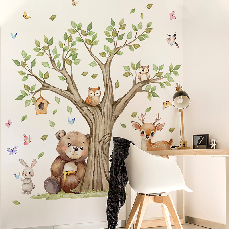 Çizgi Film Orman Hayvanları Pa - Baby Nursery Diy incelemesi ve fiyatı