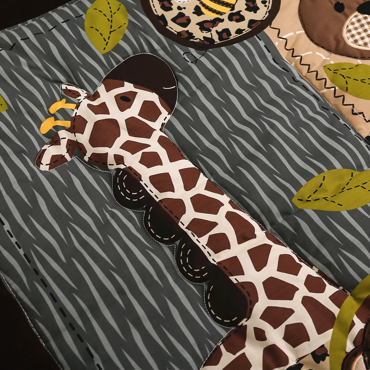 3 Adet Işlemeli Yenidoğan Bebe - Baby Nursery Jungle Animals incelemesi ve fiyatı